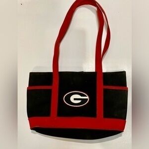 UNIVERSITY OF GEORGIA BLACK AND RED PURSE BY SANDOL LIVING  FASHONS
